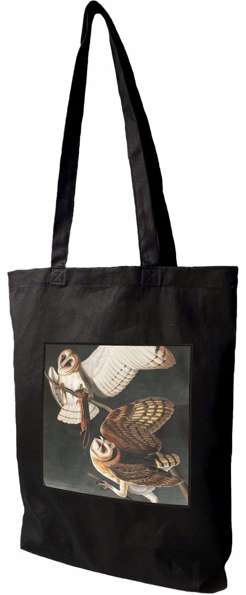 Barn Owl Shopper Tas met Opdruk - James Audubon Collectie