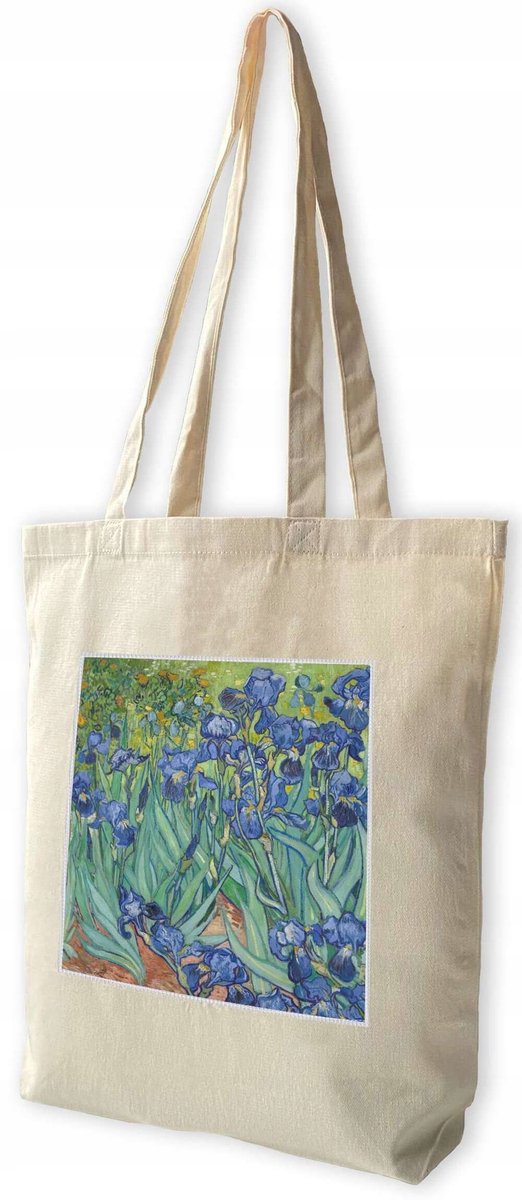 Van Gogh Irissen Shopper Tas - Canvas, 38x41cm, Op Bestelling