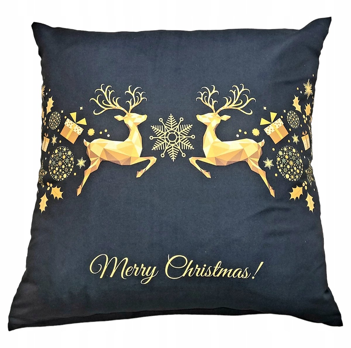 Kerst Kussenhoes Rendieren 40x40 cm - Feestelijke Slaapkamerdecoratie