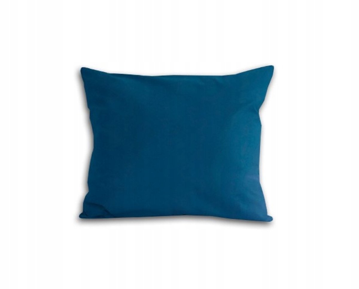 Katoen satijnen kussensloop Darymex 50x60cm - Blauw