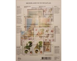 10x PostNL postzegels Nederland waarde tarief 1 postfris - geldig voor brieven tot 20 gram binnenland (Nederland in de Bosatlas