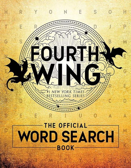Fourth Wing: The Official Word Search Book - cover
