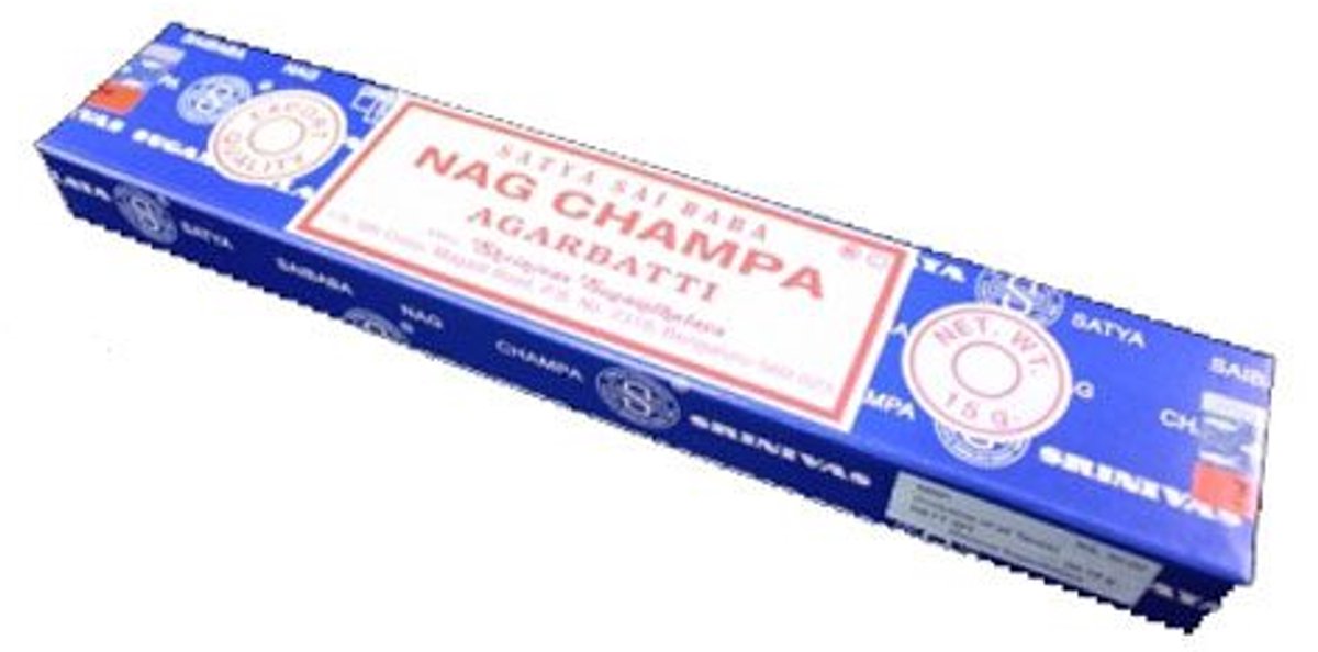 Nag champa Satya - Nag Champa Agarbatti - los pakje - 15 gram bruin