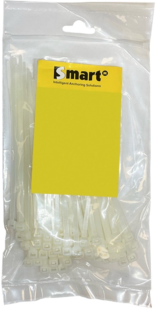 Kabelbinders 2,5 mm x 100 mm - 100 stuks