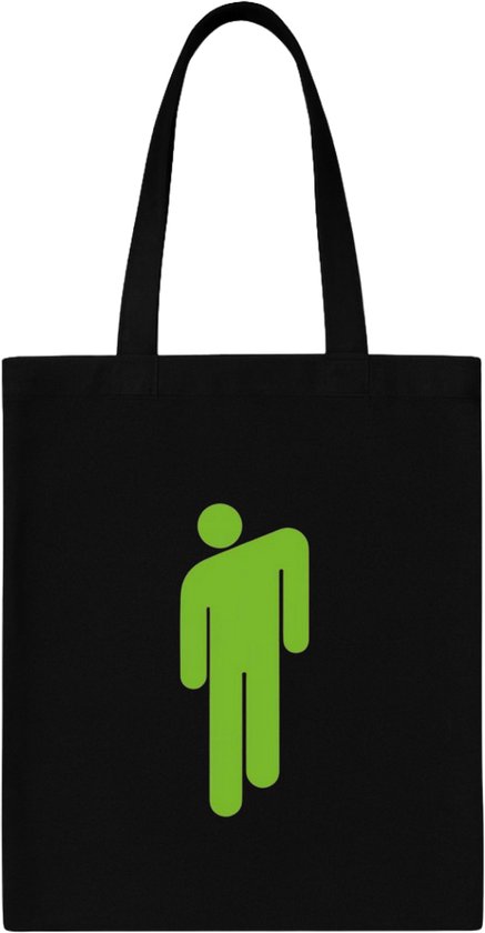 Billie Eilish - Merch - Sac fourre-tout - Sac fourre-tout en coton - Unisexe - Zwart