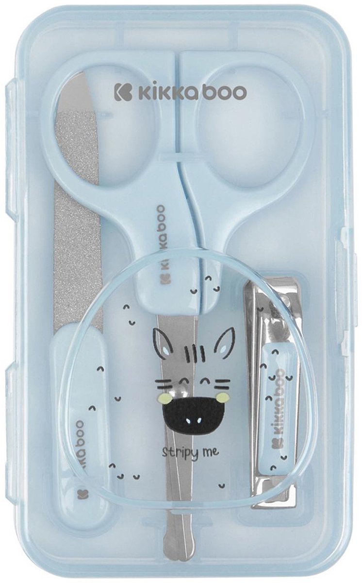 Kikkaboo Stripy Friends Manicure Set - Blauw