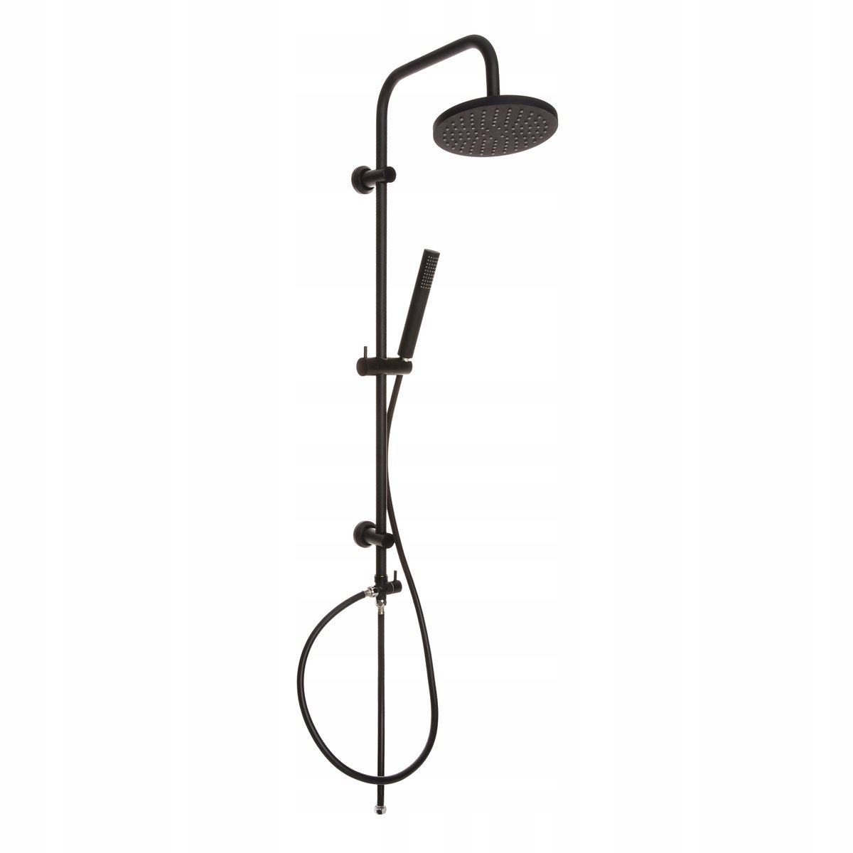 Invena Siros Doucheset Zwart Mat - Complete Regendouche met Handdouche
