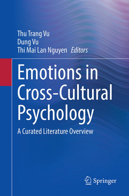 Emotions in Cross-Cultural Psychology - cover