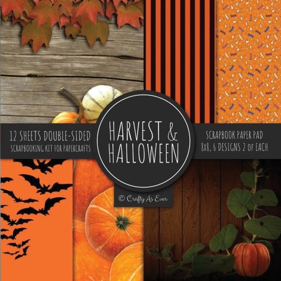 Harvest & Halloween Scrapbook Paper Pad 8x8 Scrapbooking Kit ... - cover