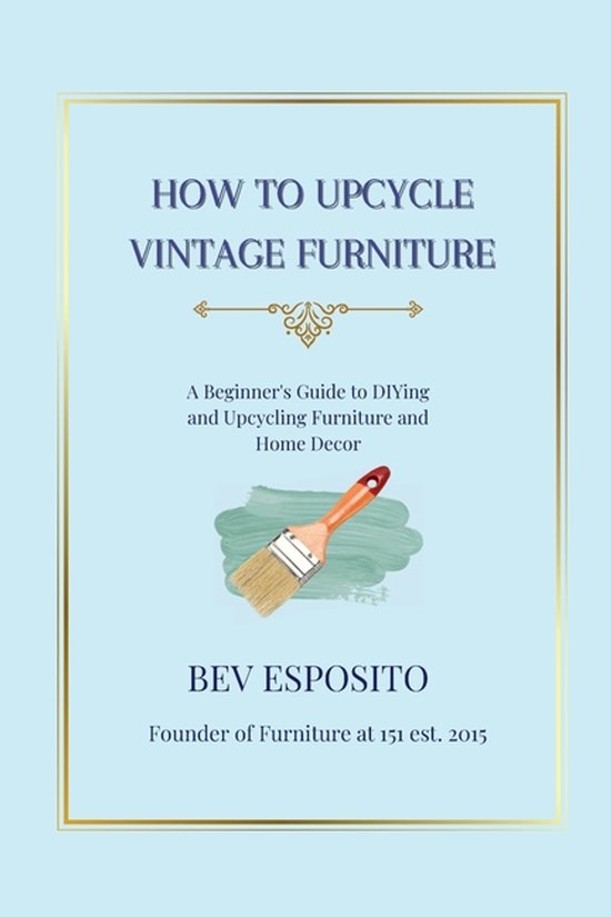 How to Upcycle Vintage Furniture - cover