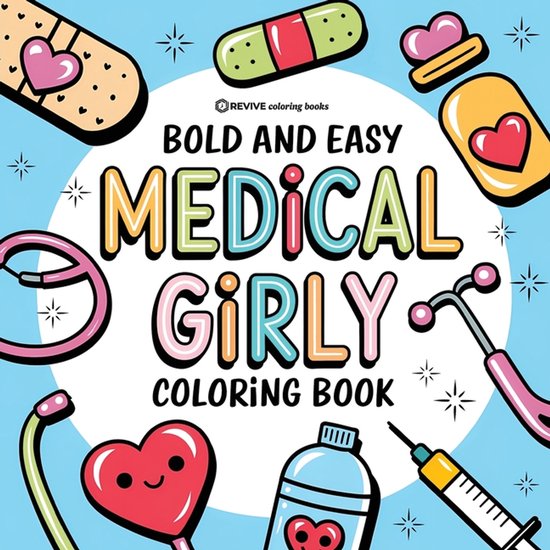 Bold & Easy Stress Relief Coloring Books- Bold & Easy Medica ... - cover