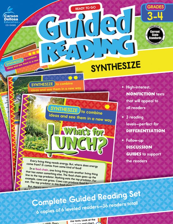 Ready to Go Guided Reading: Synthesize, Grades 3 - 4 - cover