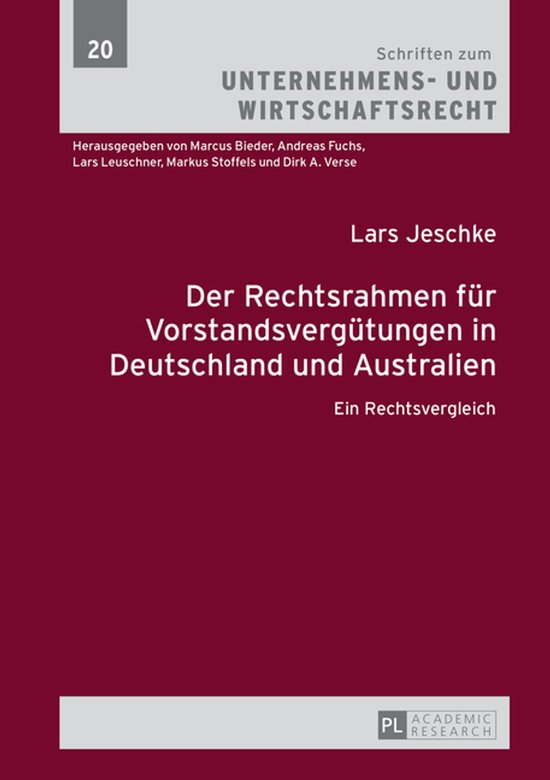 Schriften zum Unternehmens- und Wirtschaftsrecht 20 - Der Re ... - cover
