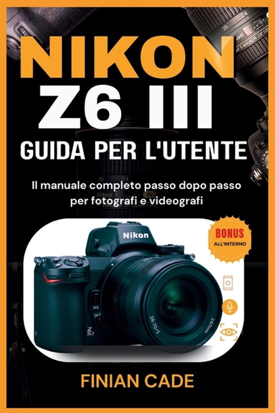 Nikon Z6 III Guida Per l'Utente - cover