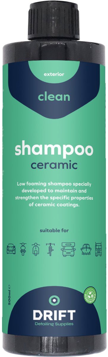 Shampoo Ceramic - Laagschuimend pH-neutraal - SiO2 Autoshampoo - 1000ML