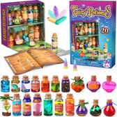 Set de potions magiques Fairy Potions – Fabulus Potium – Kit de DIY de 20 flacons avec cristaux, Glitter et livre de recettes – Kit d'expériences créatives pour Enfants de 6 ans et plus – Coffret de Chimie – Jouets Éducatif pour enfants