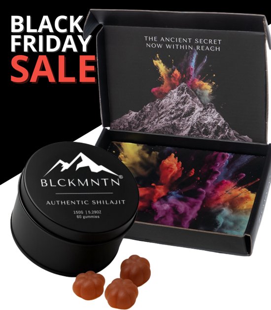 Authentic Shilajit Gummies Gold | 60 PCS | Himalayan Shilajit 100% Pure | Lemon Flavour