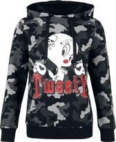 Sweat à capuche femme Looney Tunes Tweety Skull - Multicolore - L