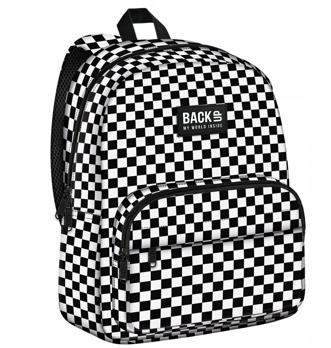 BackUp Stadrugzak 25L - Schaakbord Patroon