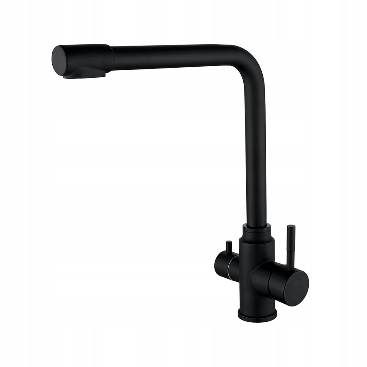 WEZER EKO4C-01-BLACK Keukenkraan met waterfilteraansluiting