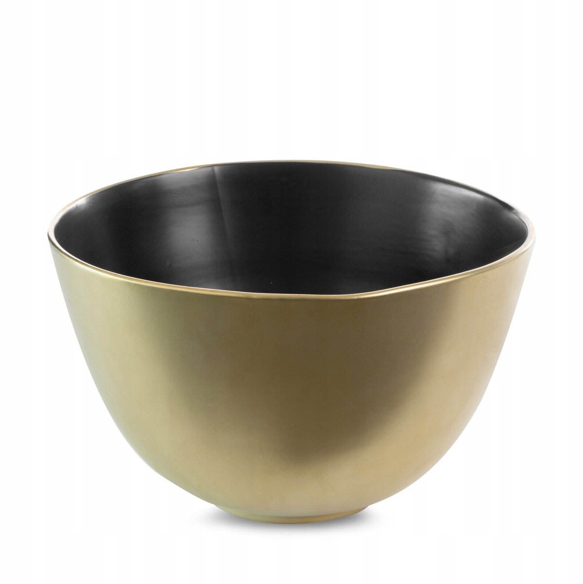 Decoratieve Kom Ebru 30x18 cm Zwart - Keramiek
