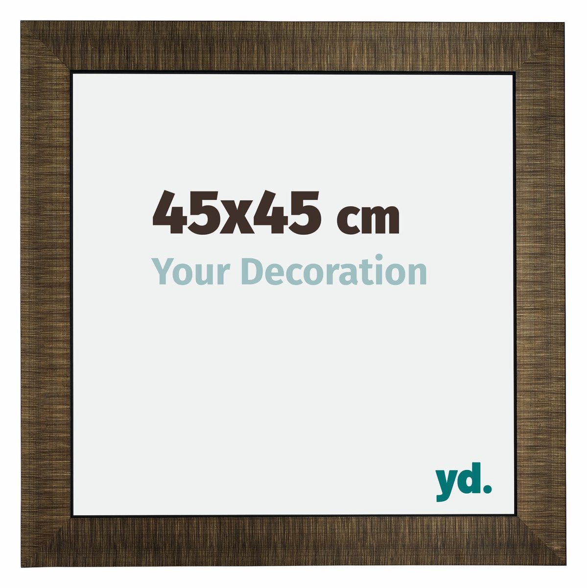 Your Decoration - Fotolijst 45x45 cm - Hout - Champagne Geborsteld - Leeds