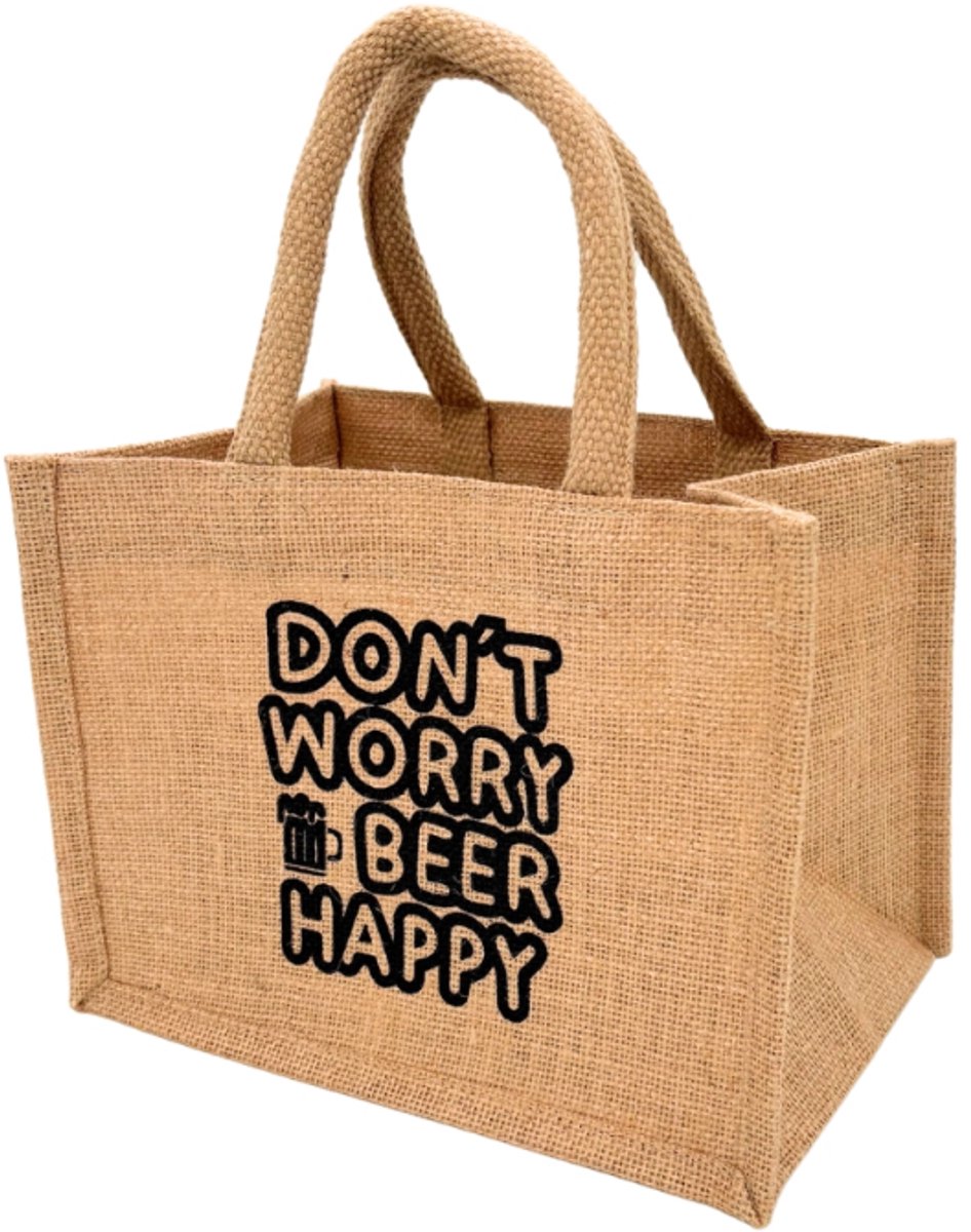 Biertas 6 flesjes "Don't worry", Cadeautas, Biertas, Flessentas, Cadeau