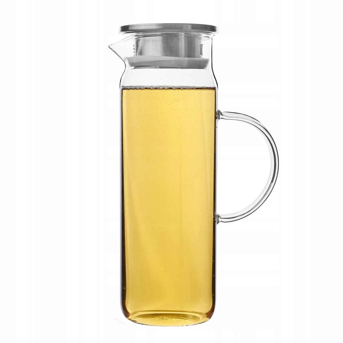 Tadar Seluco Glazen Kan 1,2L - Borosilicaatglas & RVS Deksel