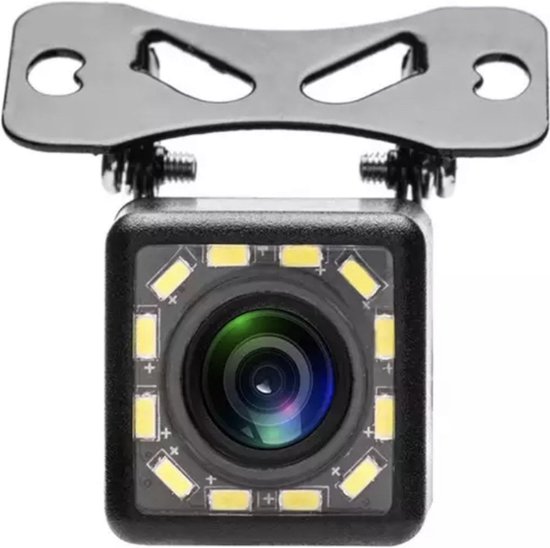 Achteruitrijcamera Auto - 12 LED HD Parkeercamera 140° - Waterdicht - Nachtzicht - Plug & Play - Universeel Parkeerhulp Systeem — afbeelding 2