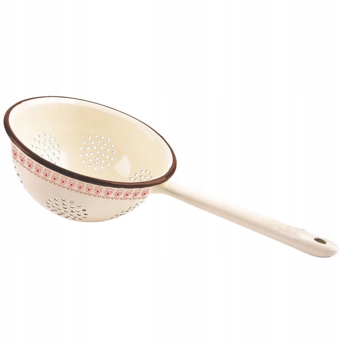 Orion Emalje Zeef Beige 20 cm - Keukengerei