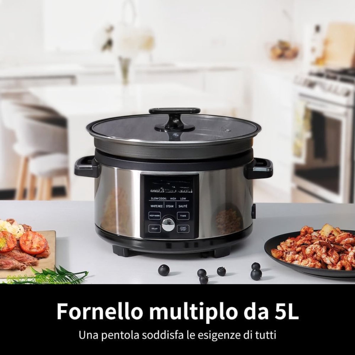 Lexium Slowcooker met Timer - Programmeerbare slowcooker - afbeelding 3