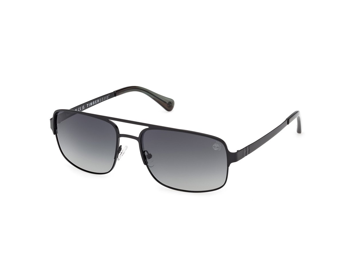 Timberland Tb00065 Gepolariseerde Zonnebril Zwart Smoke/CAT3 Man
