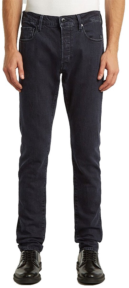 G-Star 3301 Slim Heren Jeans Zwart