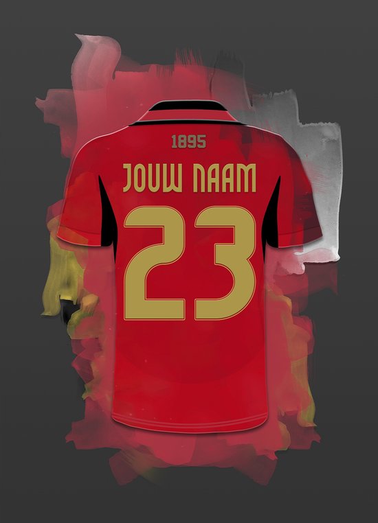 Wallofprints - Affiche Verstappen sur papier A3 semi-brillant - 29,7x42 cm - Affiche Formule 1 - Affiche unique de Max Verstappen en kit Red Bull Racing avec couleur de fond gris foncé