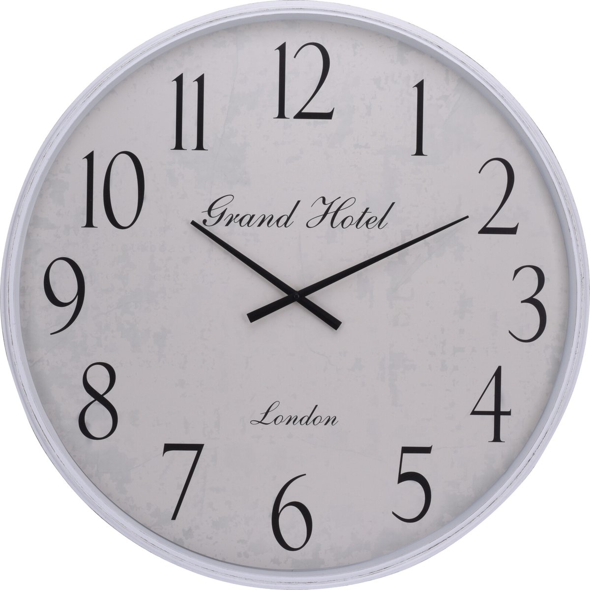 Grote wandklok Grand Hotel London diameter 76cm!!!