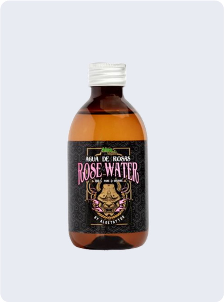 Aloe Tattoo Rose Water 250 ml – Skin Refreshing Solution for PMU and Tattoo Procedures