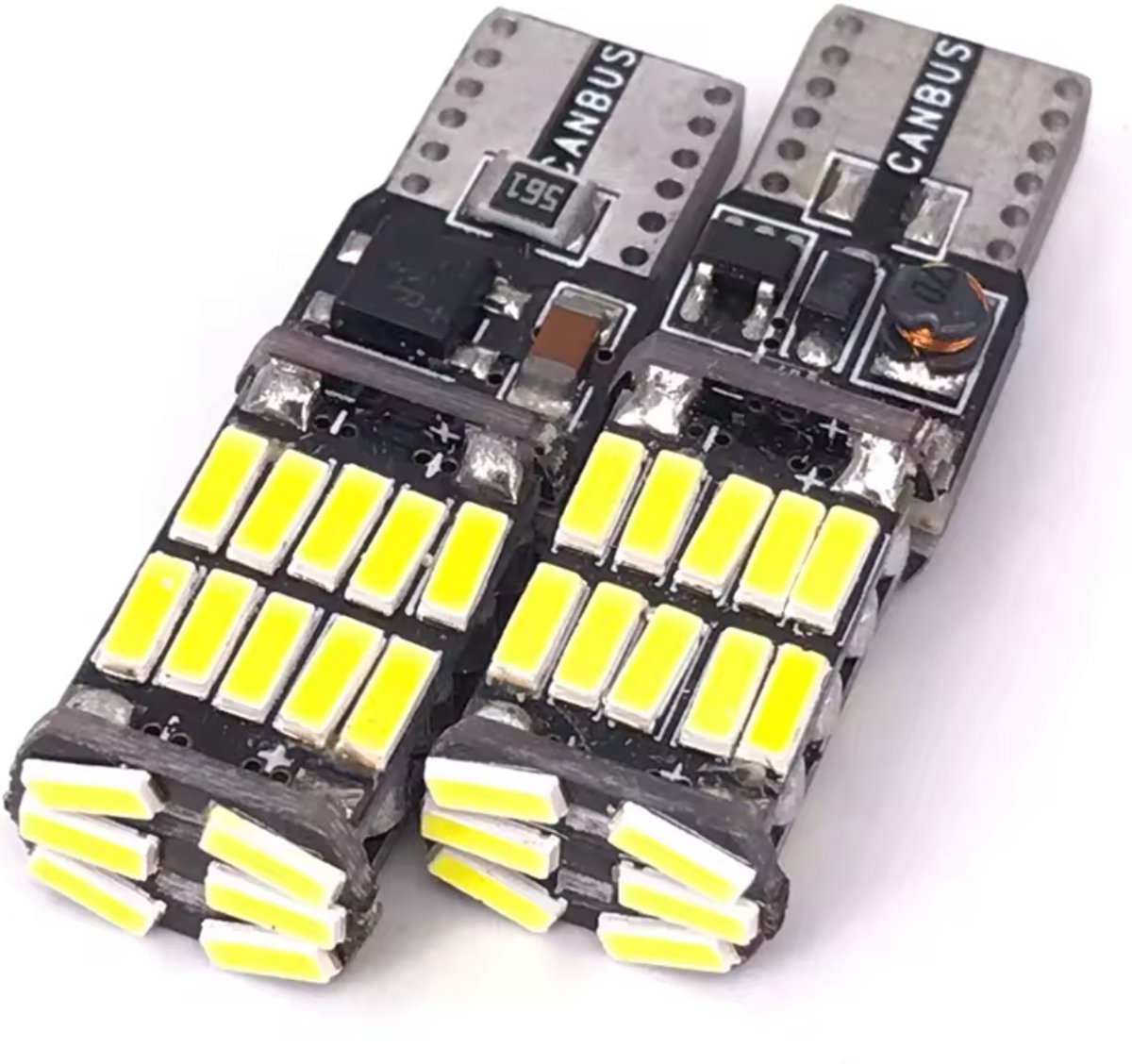 New Age Devi - T10 Wit Licht 5 LED 5050 SMD CANBUS Auto Signaal Gloeilamp - Wit licht