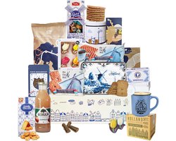 Kerstpakket - Geschenkpakket - Holland Pakket 2 - Pakket met diverse Hollandse lekkernijen en cadeautjes