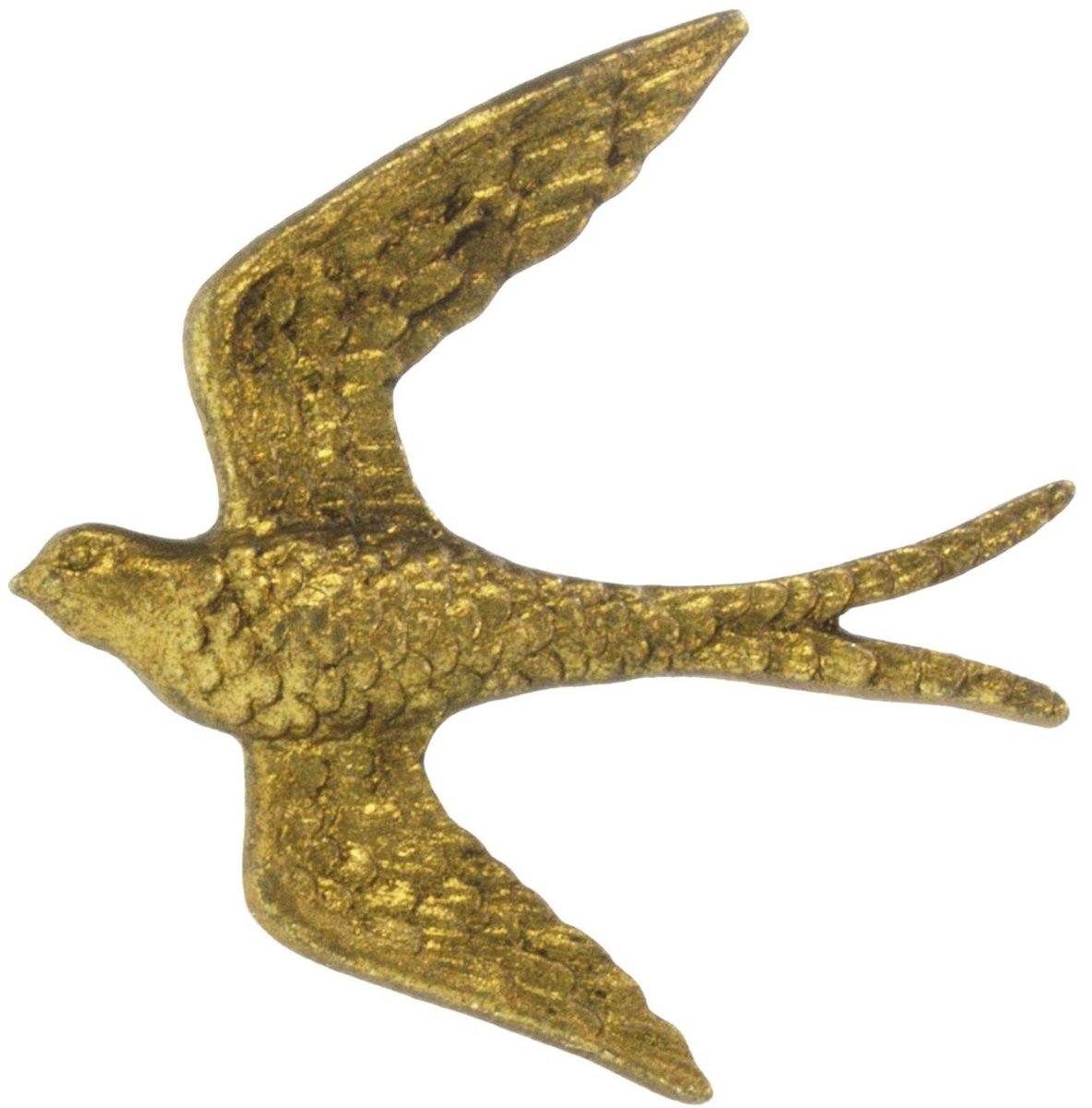 Deurknop Vogel – Goudkleur – 7×7×6 cm – Elegant & Decoratief