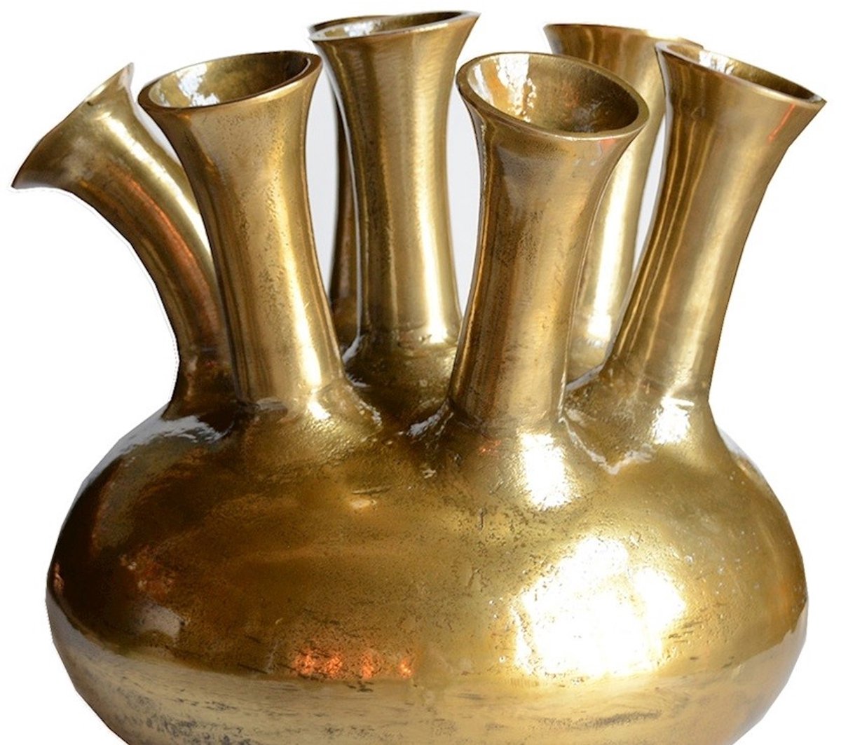 Luxe toeter - tulpen vaas | Goud | Metaal | 50 x 50 x 40 cm