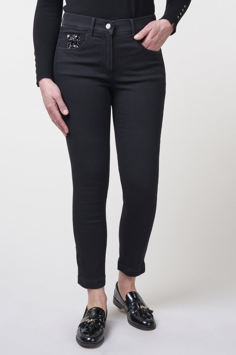 Twigie Shape-On Straight Jeans Kort