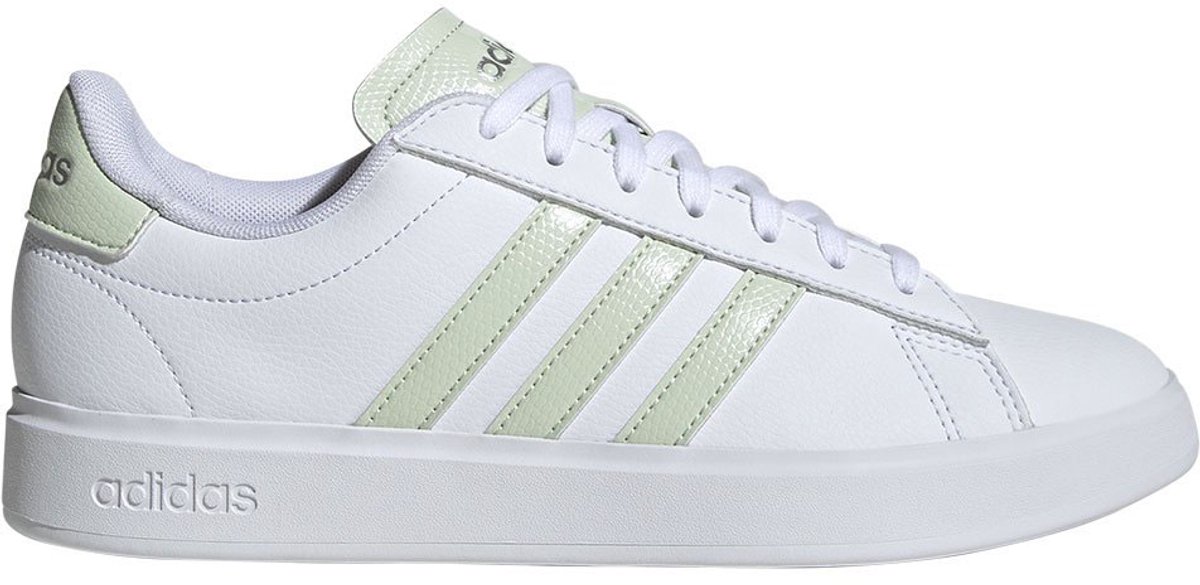 Adidas Grand Court 2.0 Ftwr White / Linen Green / Matte Silver