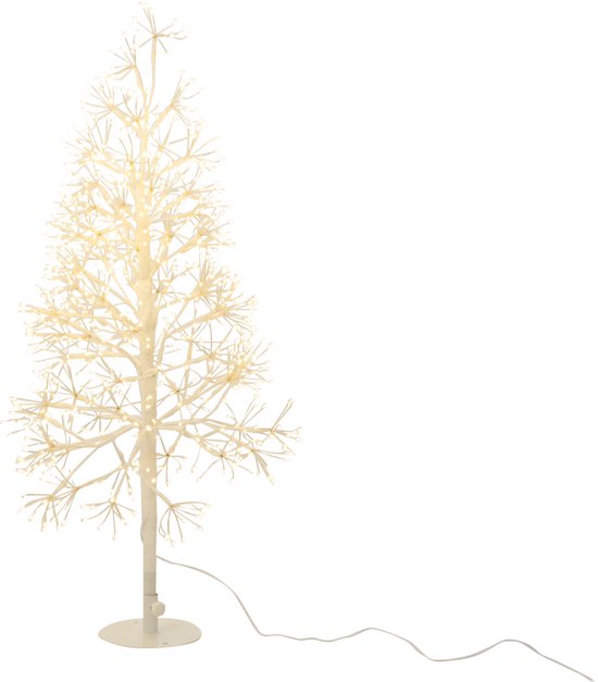 J-Line décoration Arbre - blanc chaud - acier - blanc - small - LED