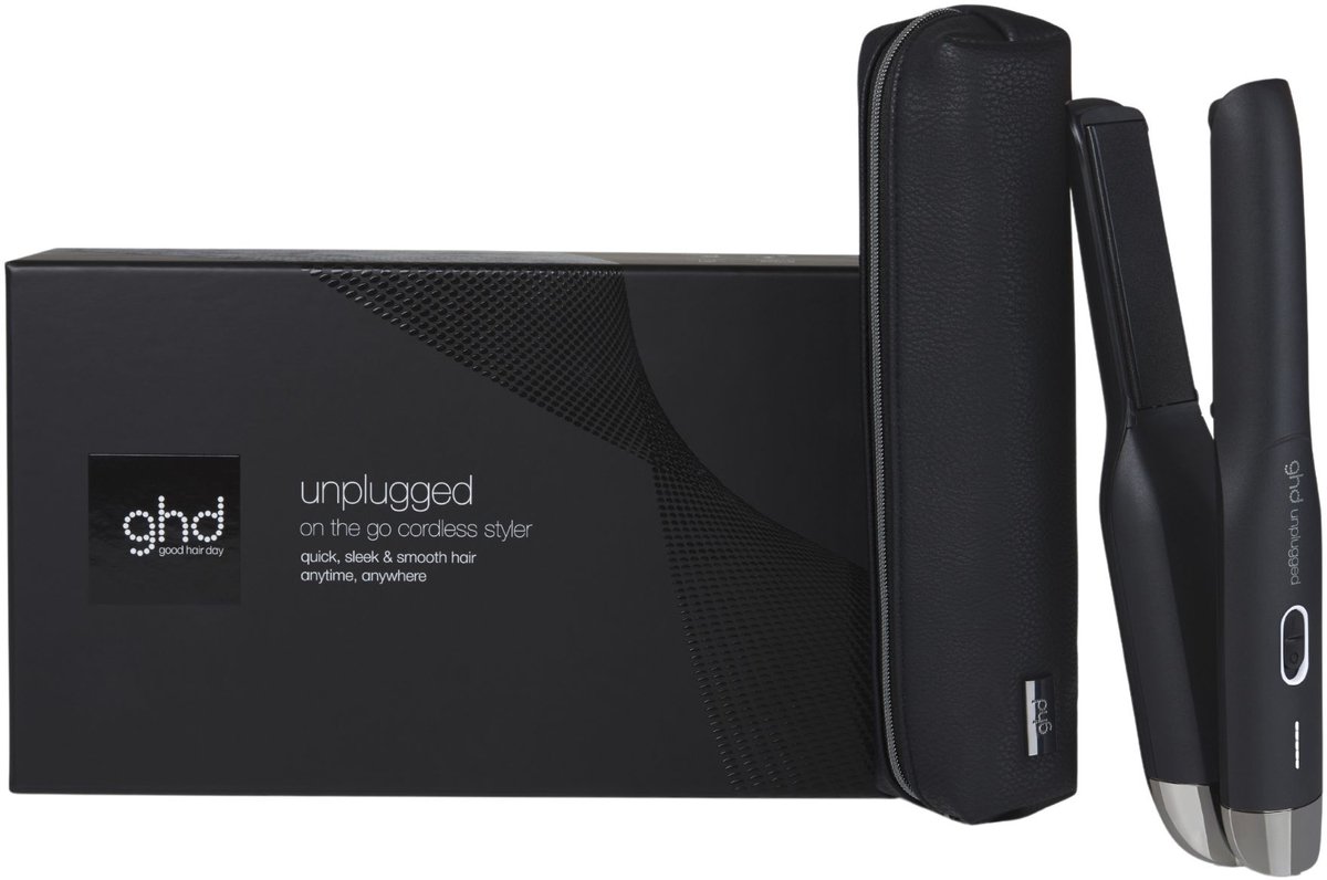 ghd - Unplugged Cordless Styler Stijltang - Black