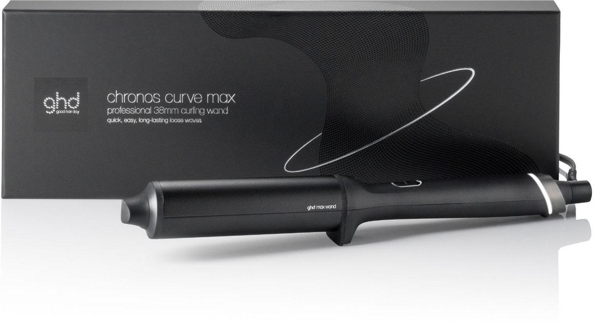 ghd - Chronos Curve Max Wand - Krultang 38 mm - Zwart