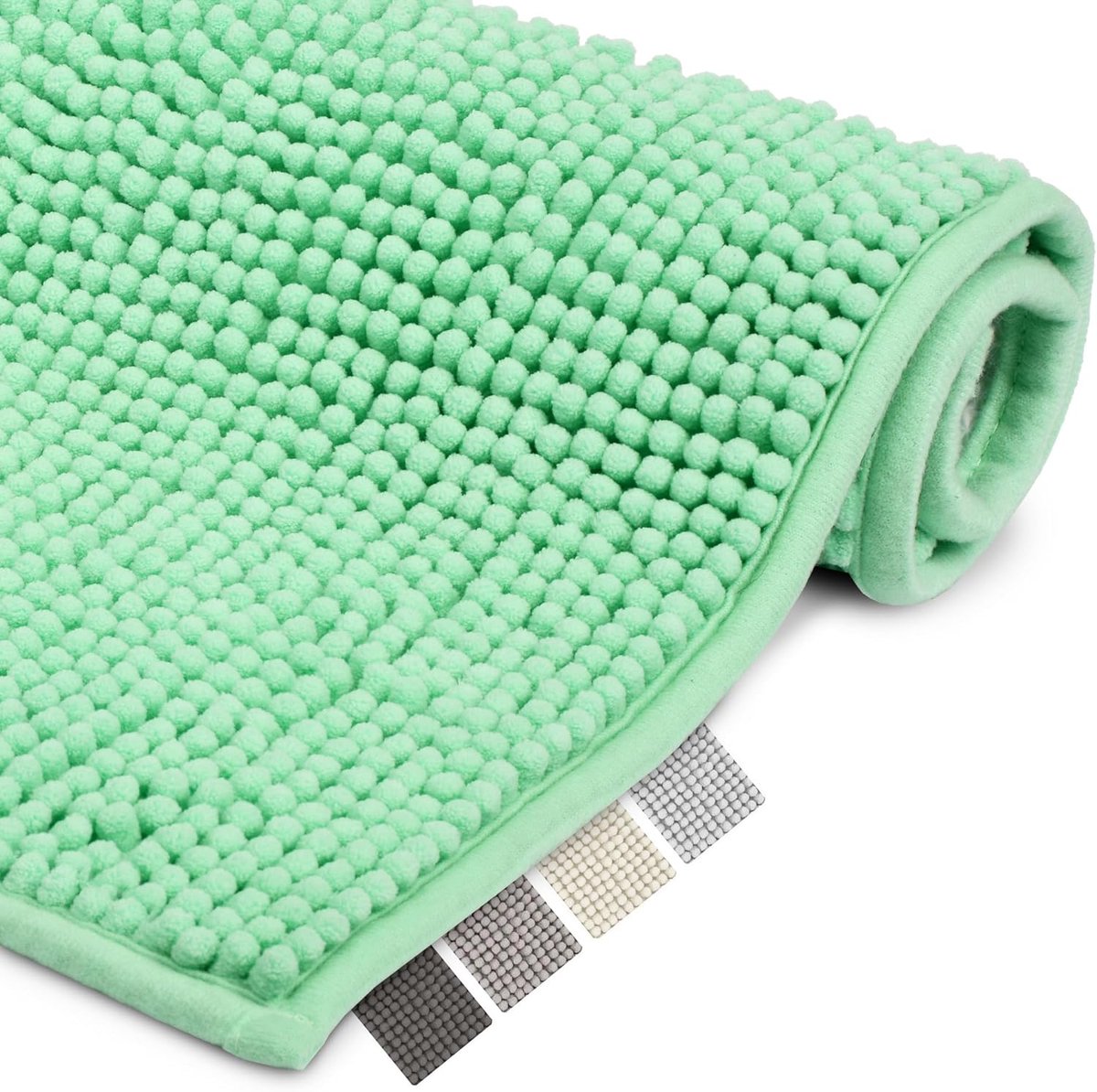 Anti-Slip Badmat 50x50cm - Pluizige Vloermat voor Douche of Badkamer - Geschikt voor Vloer