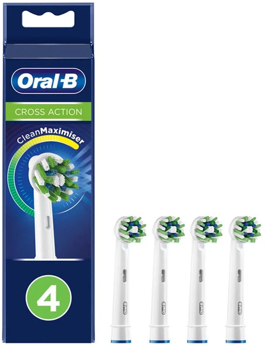 Oral-B Cross Action Pro - Opzetborstels - 4 Stuks