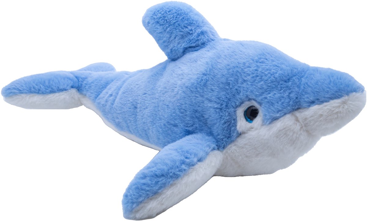 Cute since 1999 - Knuffel dolfijn - Lichtblauwe dolfijn speelgoed- Baby knuffel - 40cm