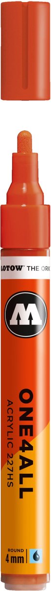 Molotow ONE4ALL 4 mm Acryl Marker - Vermilion