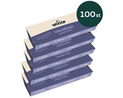 WOOOF Schapenvet bonbons met Valeriaan - 100st - Hondensnack bites - Supplement - Angst en stress - 100st